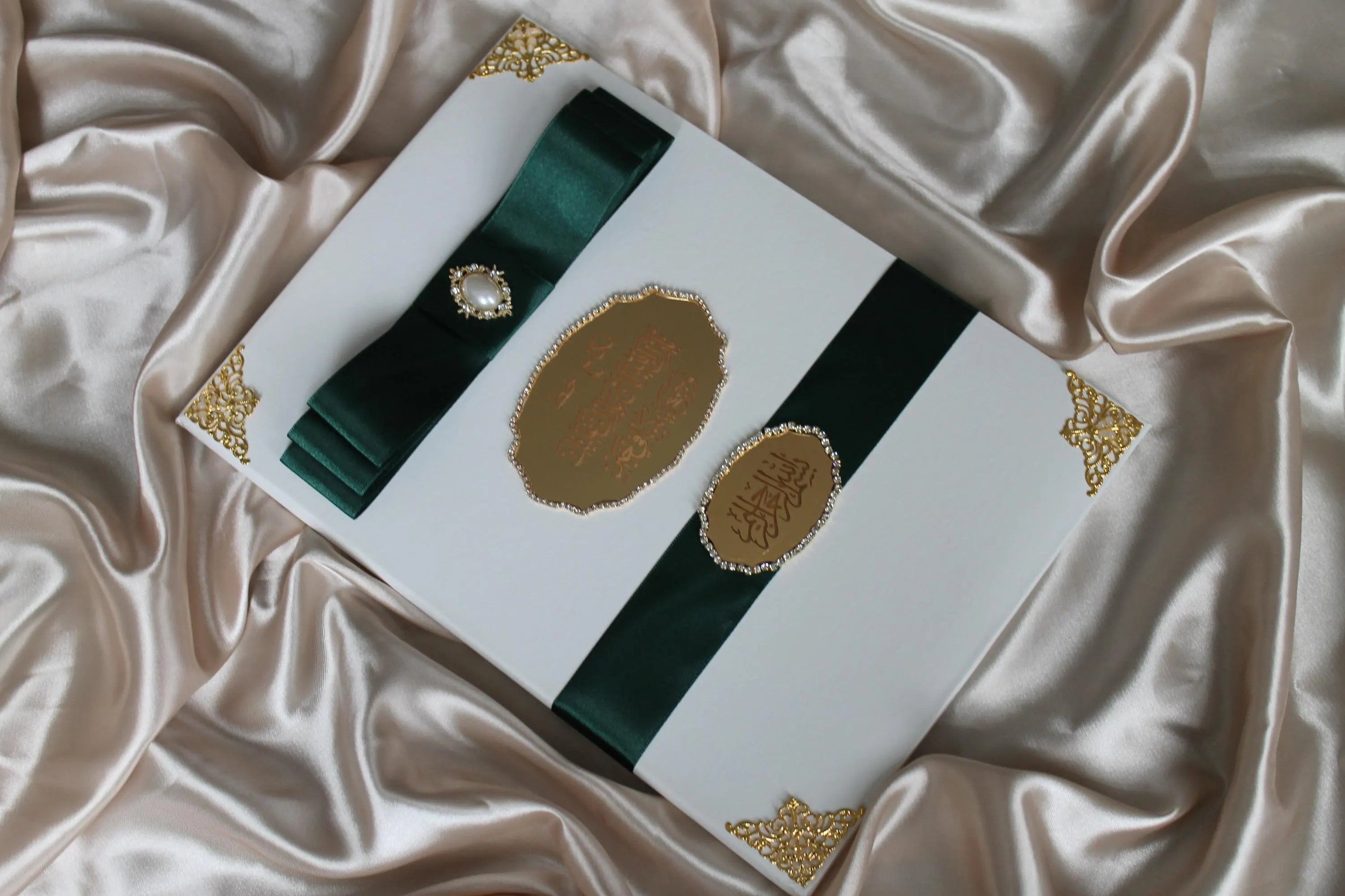 Noor – Premium Nikkah Zertifikat Set | Personalisiert für islamische Hochzeiten